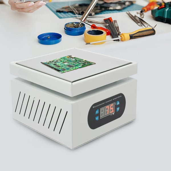 Elektrisk loddeplade, temperaturjustering, robust design,HVID