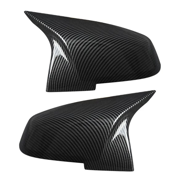 Vingespejl Dæksel, Carbon Fiber Look, Nem Clip-On Installation,kulstoflook
