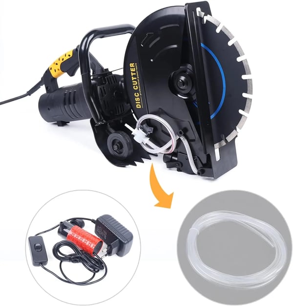 Pyörösaha, 2800W Teho, 4600rpm Nopeus,musta