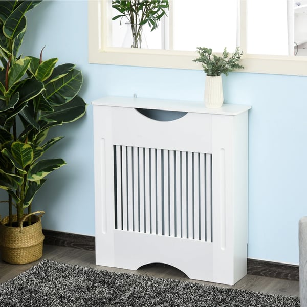 Radiator Dække, Anti-Tip Design, Moderne Æstetik,Hvid