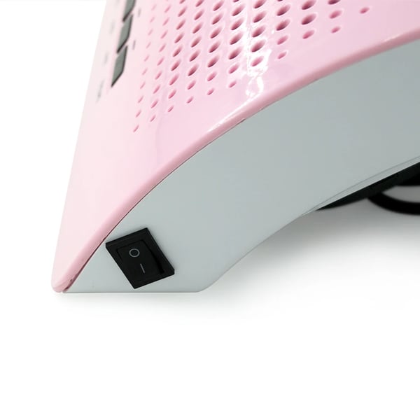 Neg støvsuger, indbygget lampe, stærk sugeevne, kompakt størrelse,Pink, EU