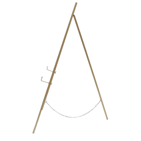 Staffeli, Sammenklappelig Design, Justerbar Højde,Guld