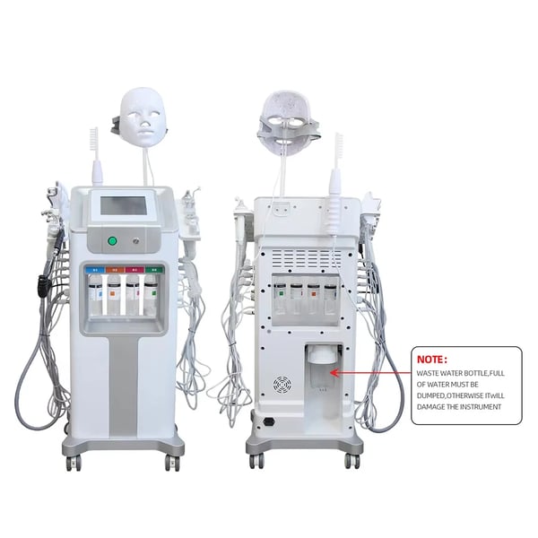 Hydro Dermabrasion Maskine, Dyb Rensning, Ansigtsløftning,12 i 1