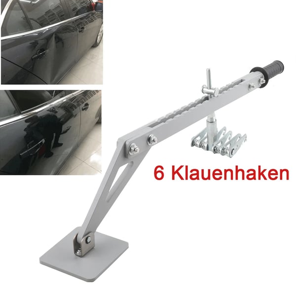 Dentinvetäjä, alumiiniseos, 6-sorminen kynsisuunnittelu, säädettävä jalka ja puristin, EVA-iskunvaimennuspatja, ergonominen kahva