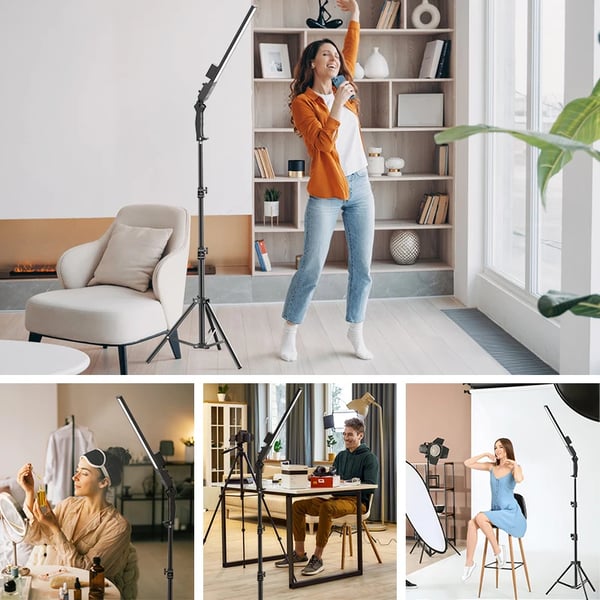 Fotografi Belysning, Justerbar Lysstyrke, 2800-5500K Farvetemperatur,Fotografi Belysning