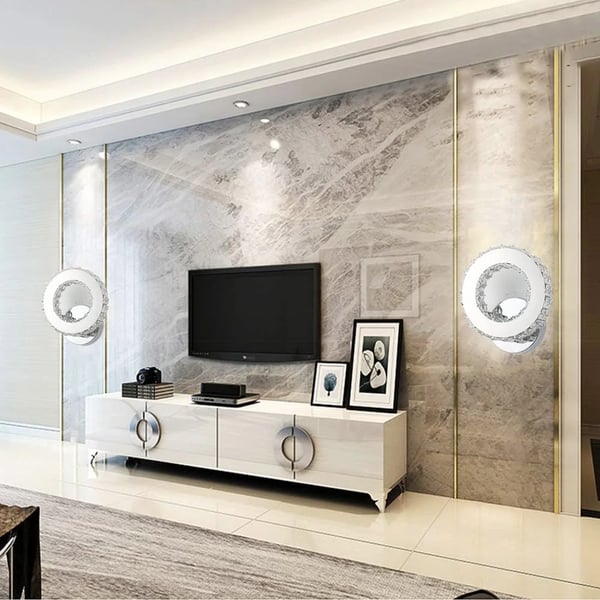 Væglamper, Moderne Krystal Design, LED 6500K,M