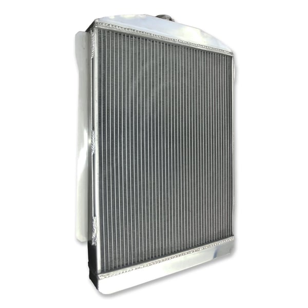 Aluminium Radiator, Kerne Størrelse 440mm x 540mm x 56mm, Samlet Størrelse 510mm x 700mm x 165mm, Øverste Udløb 38mm, Nederste Udløb 45mm