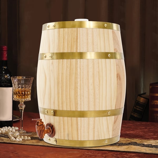 Vinfad, Holdbar Fyrretræskonstruktion, Bordplade Design,MULTI
