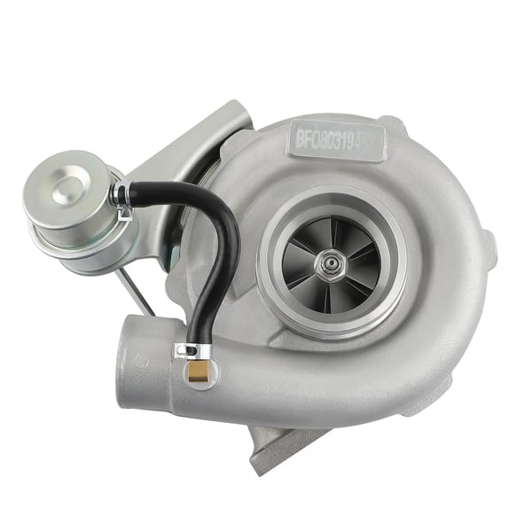 Turbocharger, 0.63 A/R, T3 Flange, V-Band Flange, 420HP Boost, Journal Bearing