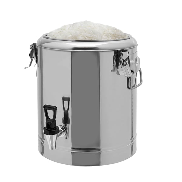 Drikkeautomat, 14 liter kapacitet, isoleret rustfrit stål,Sølv