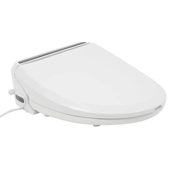 Bidet-wc-istuin, kaukosäädin, lämpötilan säätö,220V, EU Plug, VALKOINEN