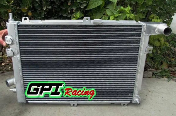 Radiator, Aluminium Materiale, Kerne Størrelse 358mm x 498mm x 50mm, 2 Rækker, Kompatibilitet Opel Vauxhall Calibra, Inkluderer 2 Ventilatorer