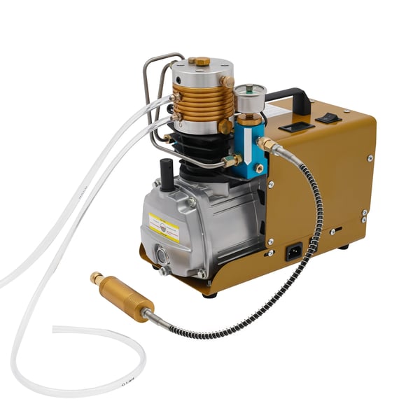 Kannettava PCP-ilmakompressori, säädettävä paine 5-30MPA, korkea täyttönopeus 2800rpm,EU, 220V