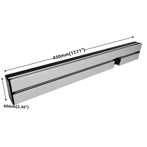 Møbelsnedkeri Miter Gauge Fence, Holdbar Aluminiumkonstruktion, Præcis Skæleskala, Tenonblokfunktion