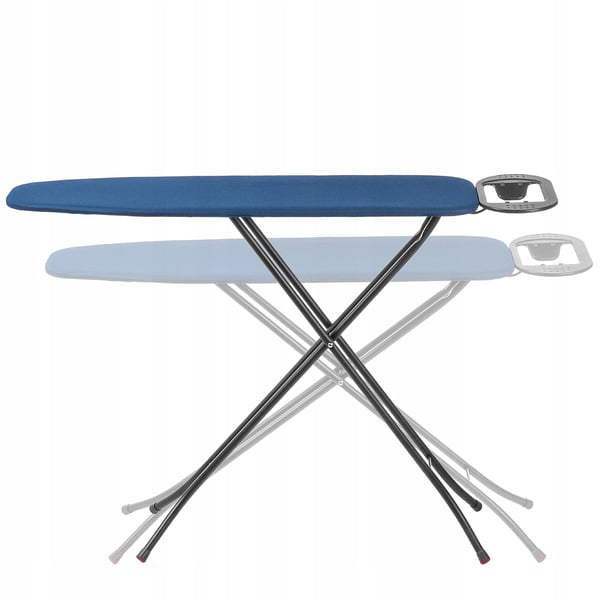 Strygebræt, 110 cm x 30 cm, Maksimal højde 90 cm, Justerbar højde, Stålramme, Bomuldsbetræk