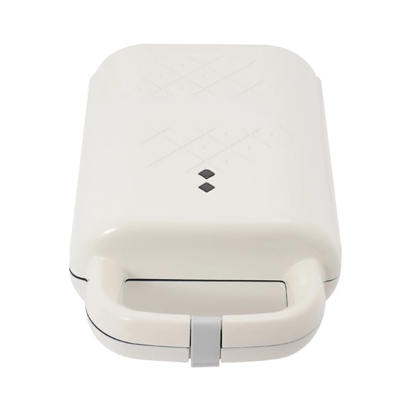 Elektrisk Sandwich Maker, 650W Effekt, 220-240V Spænding, Dimensioner 24cm x 15cm x 9.5cm, Non-Stick Belægning, Bagetid 3-5 Minutter