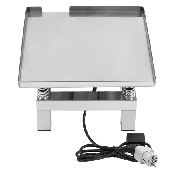 Shakerbord, Rustfrit Stål, 35 x 35 x 22 cm, 50W, 220V Indgang, Vibrationsfrekvens 3000-3600 omdr./min