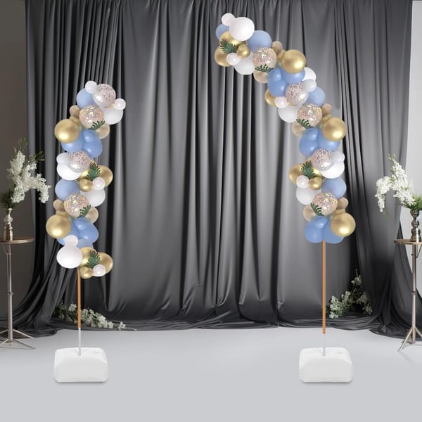 Ballonbue Sæt, Justerbar Ramme, Inkluderede Tilbehør,M, Guld
