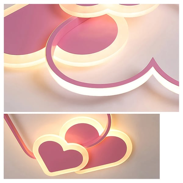 Loftlampe, Fjernbetjening, Energisparende LED, Øjenbeskyttelsesdesign