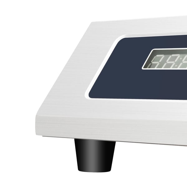 Induktionskogeplade, 3500W effekt, kompatibel med gryder på 4,72-11,81 tommer, 220-240V spænding, digital kontrol, firkantet form
