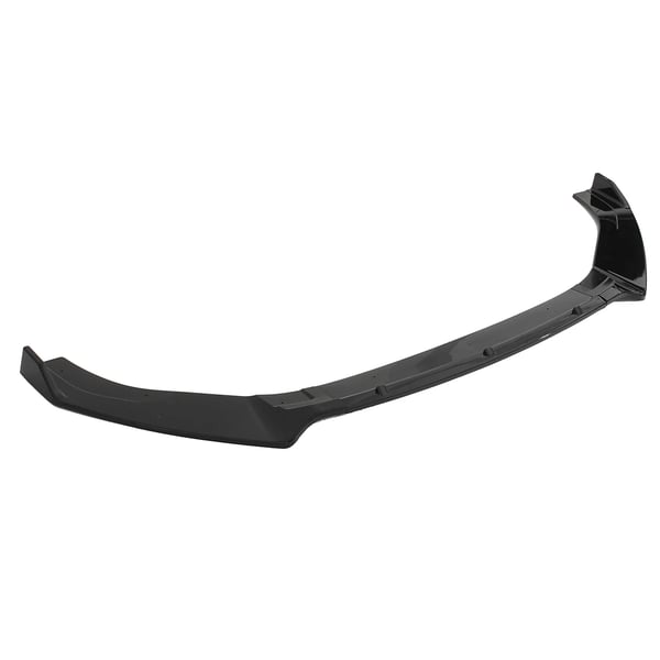 Front Bumper Lip, Høj kvalitet PP, Passer til Golf MK7, MK7.5 GTI, Skruemontering, Blank sort