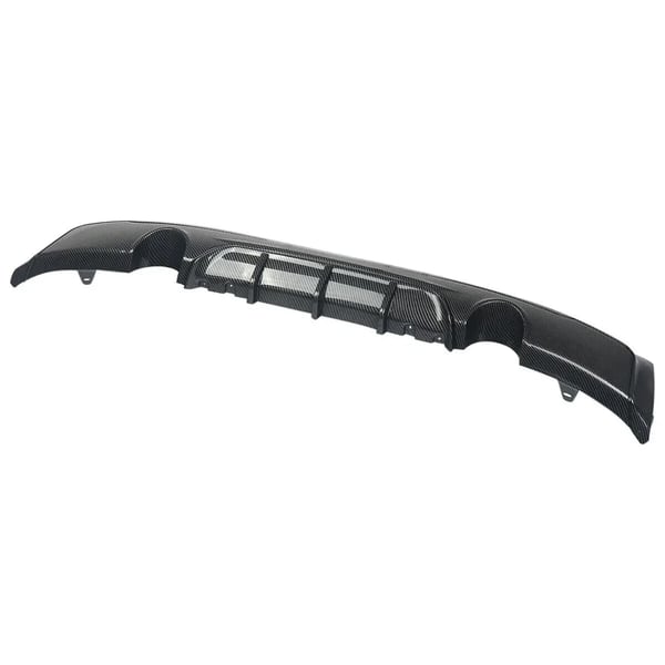 Bageste kofanger diffuser, kulfiberlook, sporty design,som vist