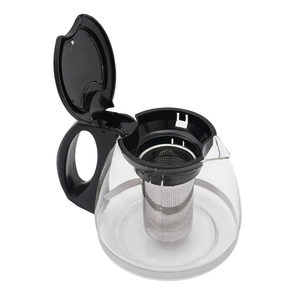 Elkedel, 1,8L kapacitet, rustfrit stål og glas konstruktion,sort, 2.8L