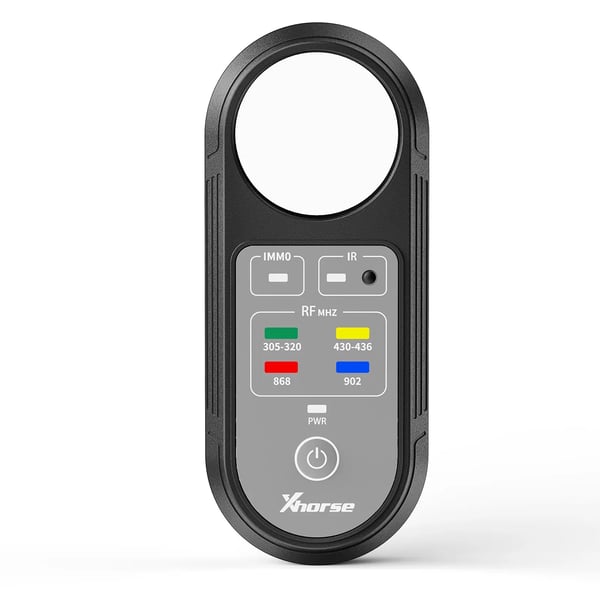 Frekvenstesteren, ABS-plastik, 130mm x 60mm x 25mm, understøtter 315Mhz-902Mhz, intelligent strømbesparelse, magnetisk sugefunktion