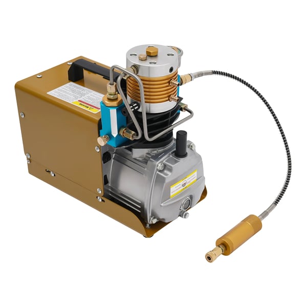Kannettava PCP-ilmakompressori, säädettävä paine 5-30MPA, korkea täyttönopeus 2800rpm,EU, 220V