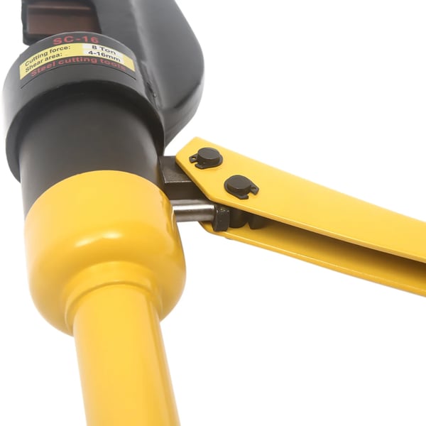 Hydraulisk Skærer, 13 Ton Skærekraft, Maksimal Skærestørrelse 22mm,Gul