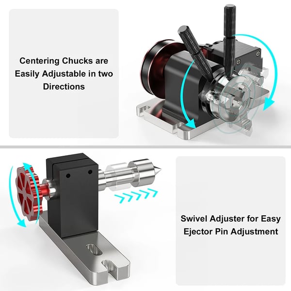 CNC Rotationsmodul Sæt, Alsidig Klemning, Robust Konstruktion,Rotary Module Kit