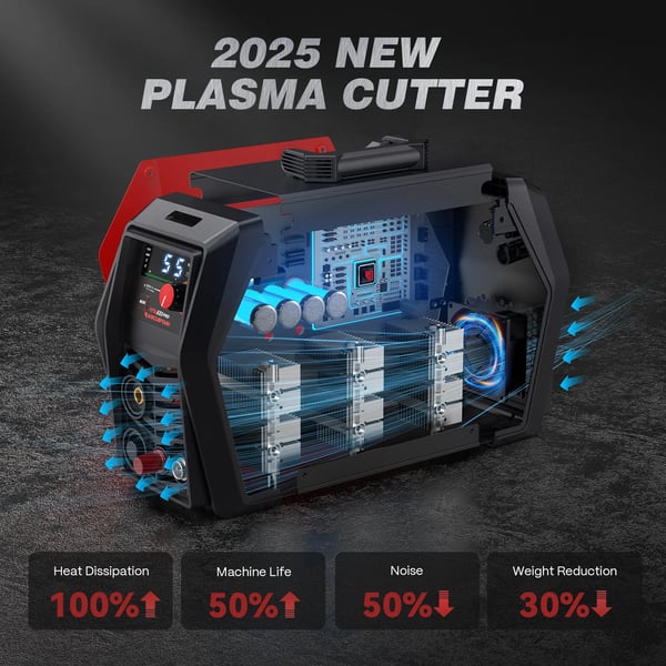 Plasma-leikkuri, 55A Arvovirta, APP-ohjaus,A