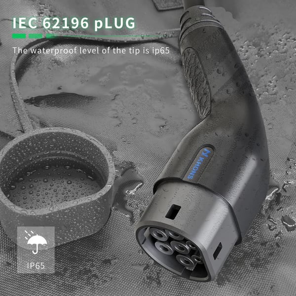 EV-ladekabel, 11KW effekt, IP65 vandtæt beskyttelse,11KW 16A 3Fase