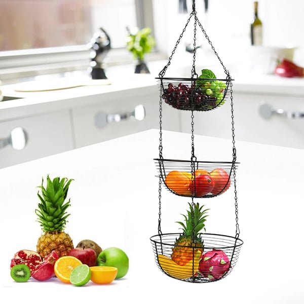 Frugtkurv, 195 Jern, 25*10 cm/9.84*3.94 tommer, 27*11.5 cm/10.63*4.53 tommer, 29*13 cm/11.42*5.12 tommer, 29*84 cm/11.42*33.07 tommer