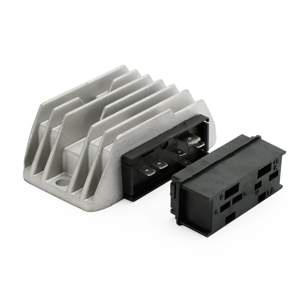 Spændingsregulator, Aluminiumkonstruktion, 6 Stifter, Direkte Erstatning, Nem Installation, Kompatibel med Flere Modeller