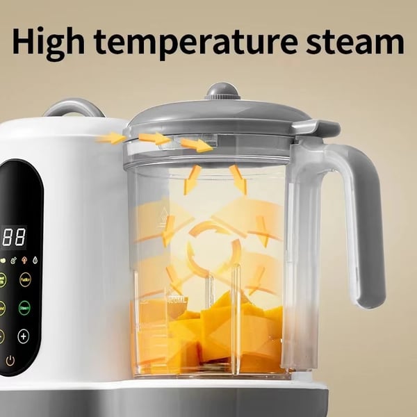 Barnmatstillverkare, Helt Automatisk, Användarvänlig Design,vit, 220V