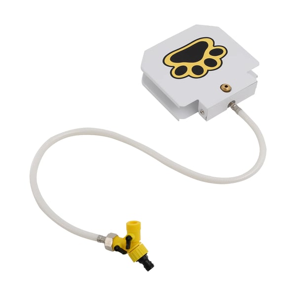 Hundevanddispenser, poteaktiveret, fritstående design,HVID