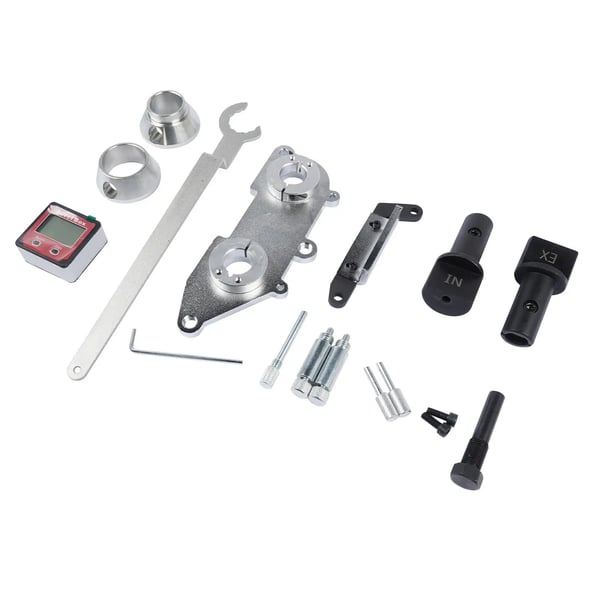 Motor Timing Værktøjssæt, Materiale: Stål, Dimensioner: 10 x 8 x 2 tommer, Kompatibilitet: 1.5L TSi benzinmotorer, Ydelse: Præcise timingjusteringer