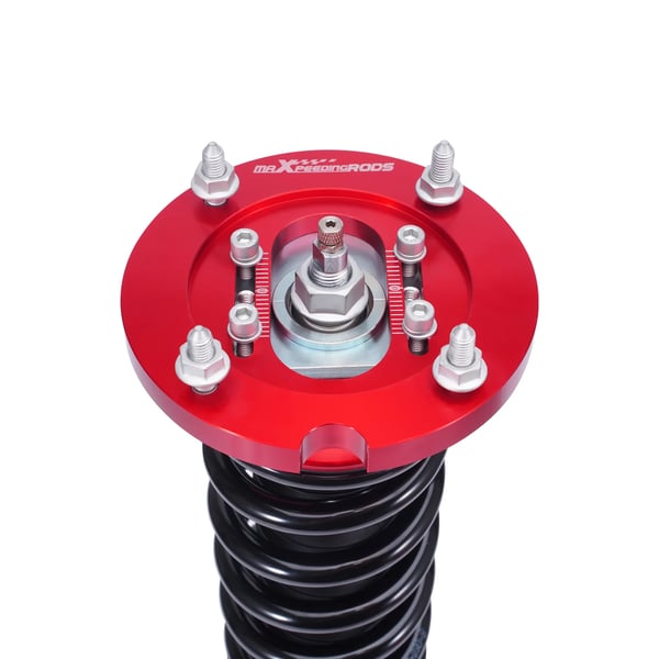 Coilovers, Justerbar Højde 1-3 tommer, 24-Trins Dæmpningssystem, Højstyrkestål, Belastningskapacitet 2000 lbs, Passer til Ford Mustang 2005-2014