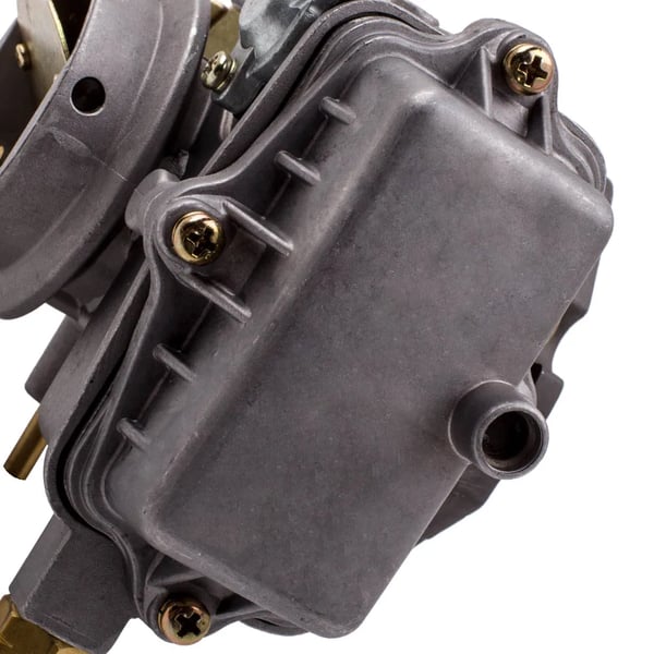 Karburator, Zinklegering, 17 cm Længde, 14 cm Bredde, 13 cm Højde, Passer til Inline 6-Cylindrede Motorer