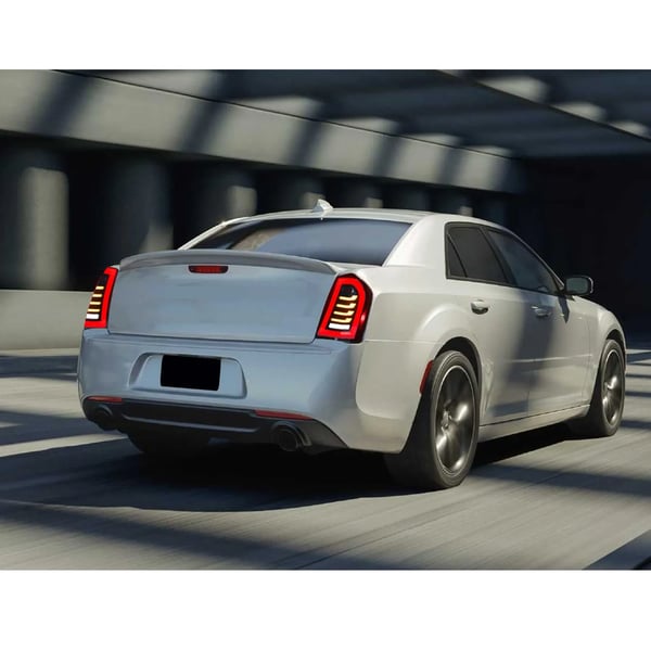 LED Baglygter, 12 V, 35 W, 3400 LM, Sekventiel Blinklys, Kompatibel med Chrysler 300 2011-2014