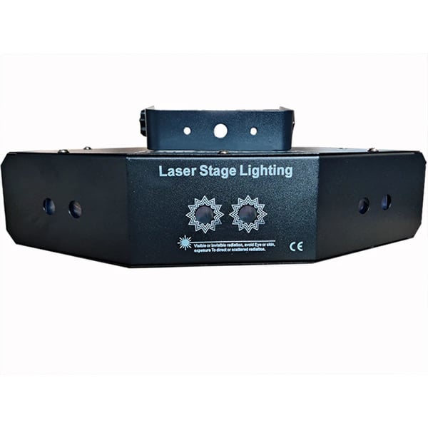 Scene Laserlys, RGB Farveeffekter, DMX Kontrol,EU stik