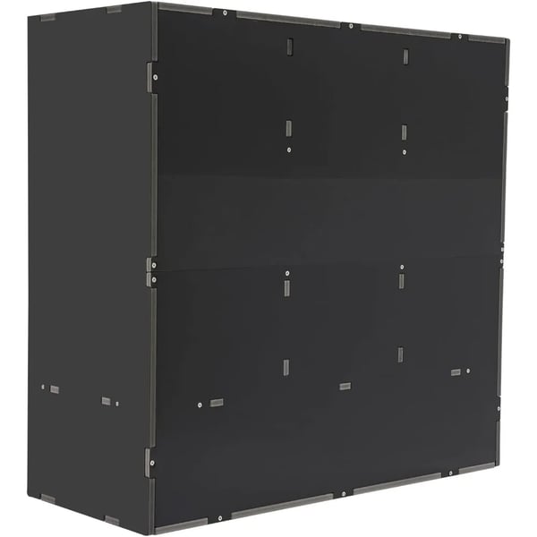 Litteraturorganisator, 24 rum, 2 skuffer, PVC-materiale, moderne design, dimensioner 71,5 x 30 x 70 cm