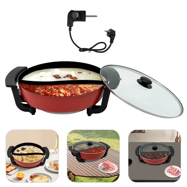 Hot Pot, 6L kapacitet, justerbar temperaturkontrol,MULTI