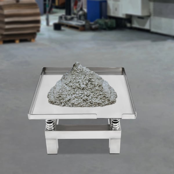 Beton Vibrerende Bord, 10kg Kapacitet, Rustfrit Stål Konstruktion,Sølv, EU