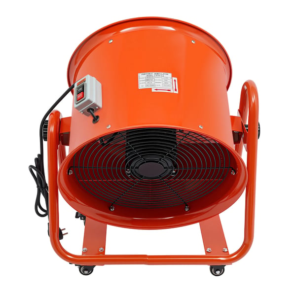 Bærbar Ventilator, Høj Luftstrøm, Justerbar Vinkel,1100W
