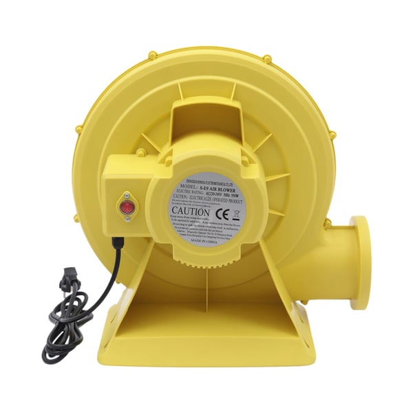 Luftblæser til oppustelige produkter, 950W effekt, 680m³/t luftstrøm, letvægtsdesign