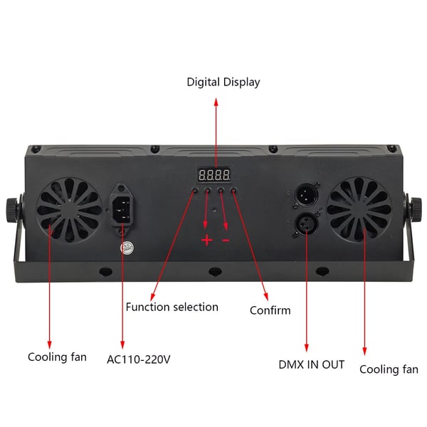 LED Strobelys, App Kontrol, Lydaktiveret,EU stik