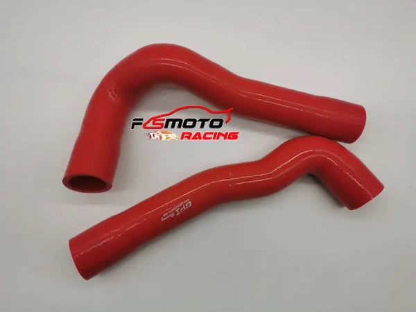 Silicone Radiator Slange, Høj Temperatur Modstand, Kompatibilitet med Luksus Sportsvogne,Rød