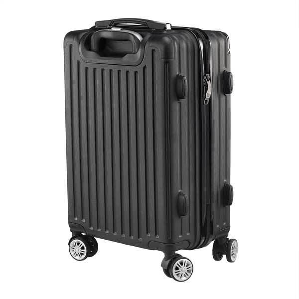 Bagagesæt, Letvægts og Holdbart, 360° Spinner Hjul,Sort